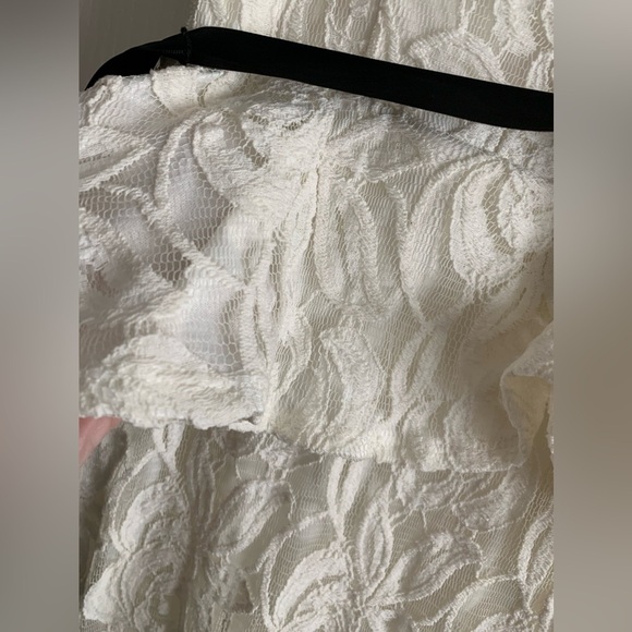 Strapless off white dress size 9 - Picture 8 of 9